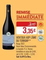 L'ame Du Terroir - Ventoux AOP offre à 3,35€ sur Supermarché Match
