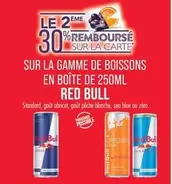 Red Bull - Sur La Gamme De Boissons En Boîte  offre sur Supermarché Match