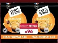 Carte noire - Maxi Format X48 offre sur Supermarché Match