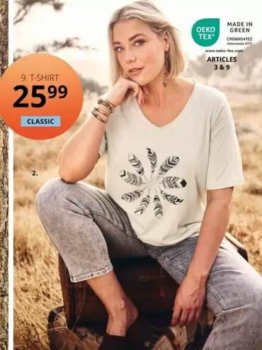 T-Shirt offre à 25,99€ sur Ulla Popken