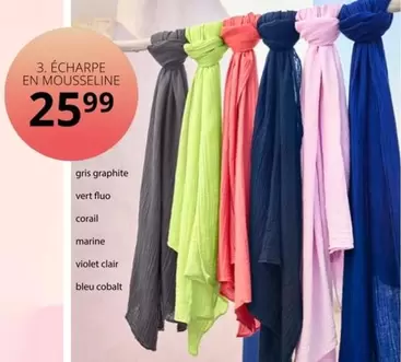 Écharpe En Mousseline offre à 25,99€ sur Ulla Popken