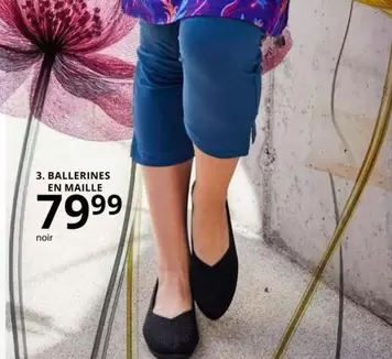 Ballerines En Maille offre à 79,99€ sur Ulla Popken