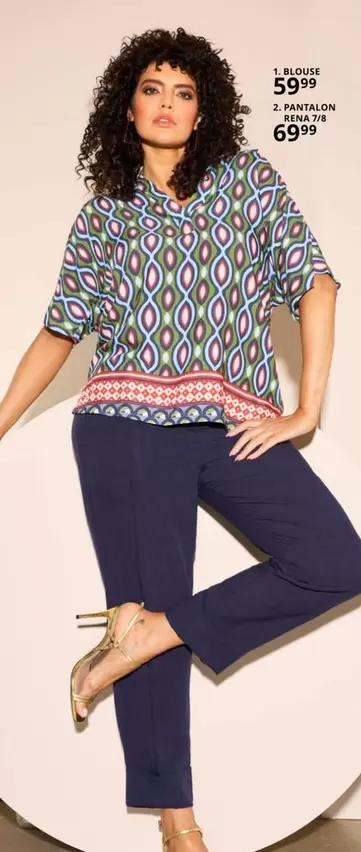 Blouse offre à 59,99€ sur Ulla Popken