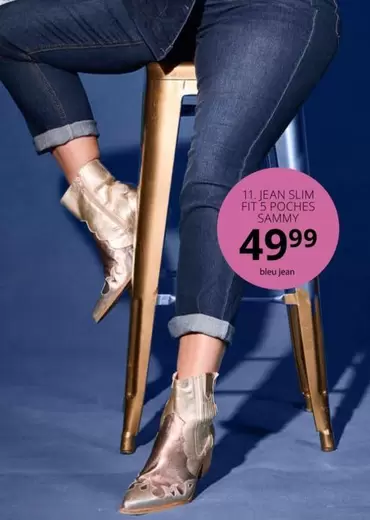 Jean Slim Fit 5 Poches Sammy offre à 49,99€ sur Ulla Popken