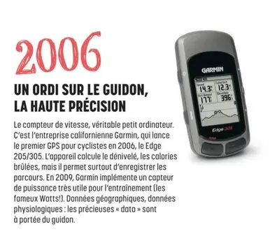 Garmin - Un Ordi Sur Le Guidon, La Haute Precision offre sur Bouticycle