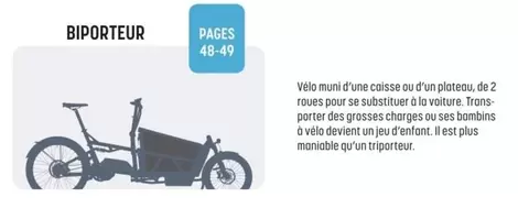 Biporteur offre sur Bouticycle