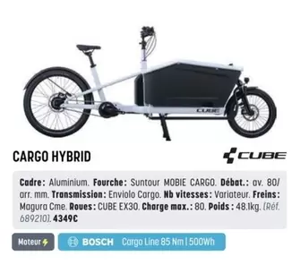 Cargo -  Hybrid offre à 4349€ sur Bouticycle