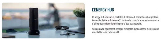 L'Energy Hub offre sur Bouticycle