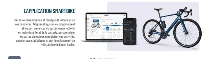 L'Application Smartbike offre sur Bouticycle