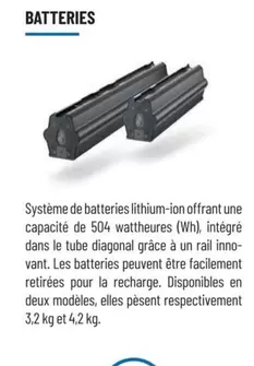 Batteries offre sur Bouticycle