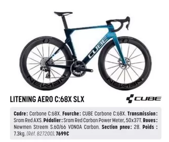 Litening Aero C:68x SLX offre à 7699€ sur Bouticycle