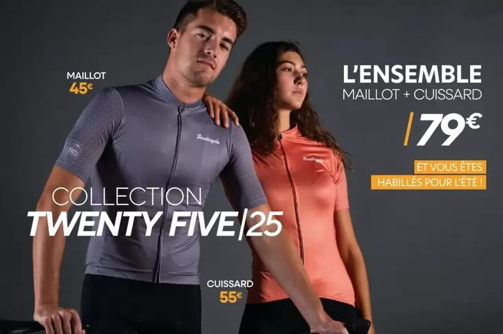Maillot + Cuissard  offre à 79€ sur Bouticycle