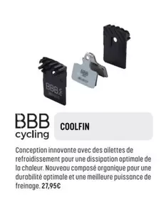 BBB Cycling - Coolfin offre à 27,95€ sur Bouticycle