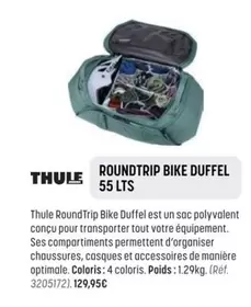 Thule - Roundtrip Bike Duffel 55 LTS offre à 129,95€ sur Bouticycle