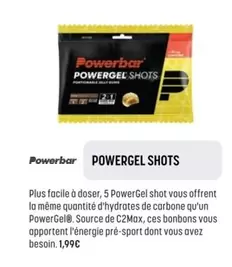 Powerbar - Powergel Shots offre à 1,99€ sur Bouticycle