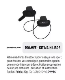 Supertooth - Roamee Kit Main Libre offre à 79,95€ sur Bouticycle