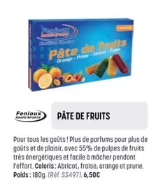 Fenioux - Pâte De Fruits offre à 6,5€ sur Bouticycle