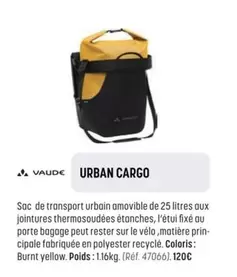 Vaude - Urban Cargo offre à 120€ sur Bouticycle