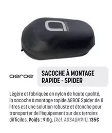 Aeroe - Sacoche A Montage Rapide-spider offre à 135€ sur Bouticycle