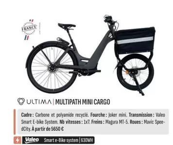 Ultima - I Multipath Mini Cargo offre sur Culture Vélo