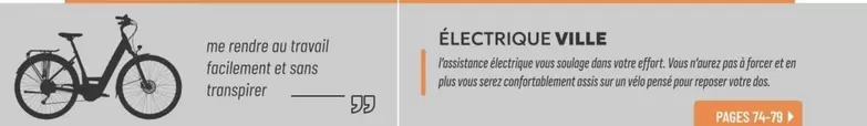 Électrique Ville offre sur Culture Vélo