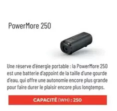 Power More 250 offre sur Culture Vélo