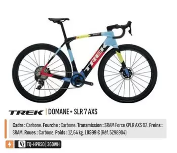 Trek - Domane + SLR 7 AXS offre sur Culture Vélo