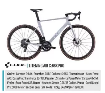 | Litening Air C:68x Pro offre à 5499€ sur Culture Vélo