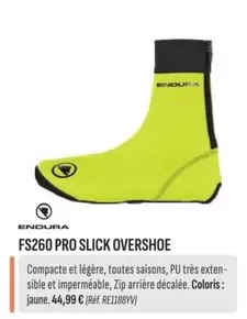 Endura - FS260 Pro Slick Overshoe offre à 44,99€ sur Culture Vélo