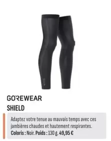 Gorewear - Shield offre à 49,95€ sur Culture Vélo