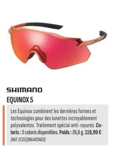 Shimano - Equinox 5 offre à 119,99€ sur Culture Vélo