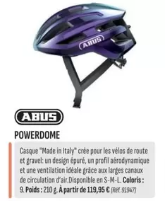 Powerdome offre à 119,95€ sur Culture Vélo
