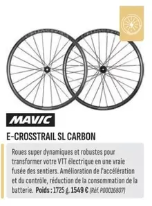 Mavic - Cyclisme offre sur Culture Vélo