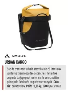 Vaude - Urban Cargo offre à 120€ sur Culture Vélo