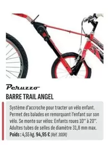 Barre Trail Angel offre à 94,95€ sur Culture Vélo