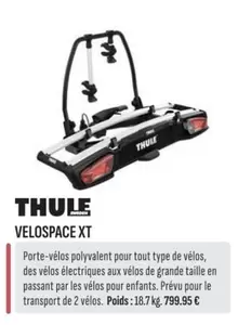 Thule - Velospace XT offre à 799,95€ sur Culture Vélo