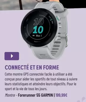  Connecté Et En Forme offre à 199,99€ sur Culture Vélo