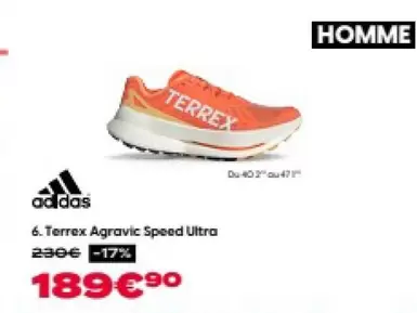 Adidas - Terrex Agravic Speed Ultra offre à 189,9€ sur City Sport