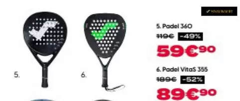 Padel offre à 59,99€ sur City Sport