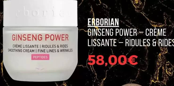 Erborian - Ginseng Power Creme offre à 58€ sur Sephora