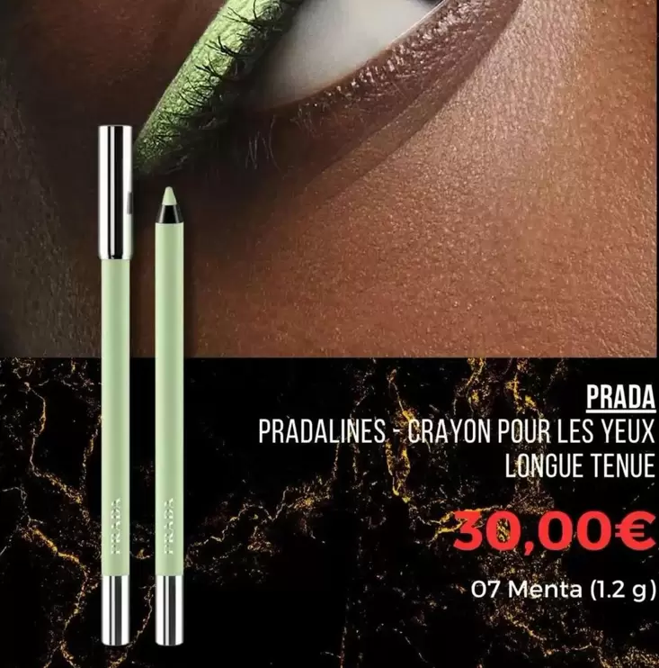 Prada - Pradalines-Crayon Pour Les Yeux Longue Tenue offre à 30€ sur Sephora
