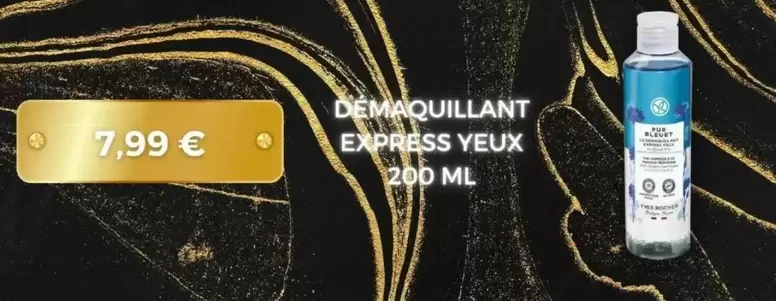 Yves Rocher - Démaquillant Express Yeux offre à 7,99€ sur Yves Rocher