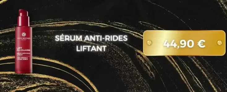 Yves Rocher - Sérum Anti-Rides Liftant offre à 44,9€ sur Yves Rocher