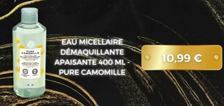 Yves Rocher - Eau Micelaire Demaquillante Apaisante Pure Camomille offre à 10,99€ sur Yves Rocher