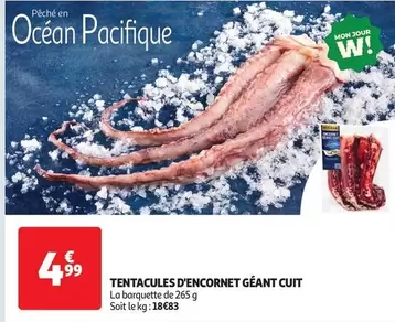 Tentacules D'encornet Géant Cuit offre à 4,99€ sur Auchan Hypermarché