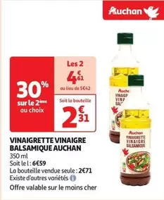 Auchan - Vinaigrette Vinaigre Balsamique offre à 2,31€ sur Auchan Hypermarché