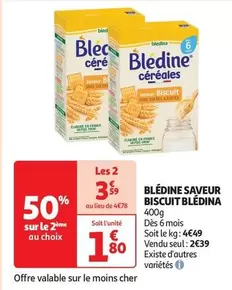 Blédina - Blédine Saveur Biscuit offre à 2,39€ sur Auchan Hypermarché