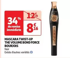 Bourjois - Mascara Twist-Up The Volume Bond Force offre à 8,16€ sur Auchan Hypermarché