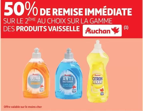 Auchan - Vaisselle offre sur Auchan Hypermarché
