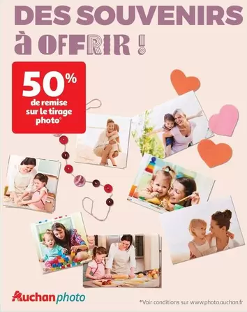 Auchan - Des Souvenirs Offrir offre sur Auchan Hypermarché